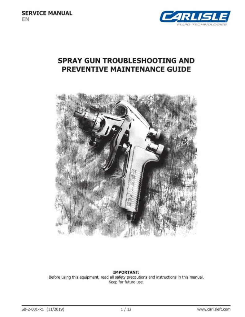 Spray Gun Trouble Shooting